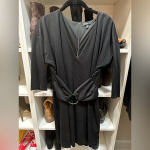 WORN ONCE Express dress with buckle detail size M